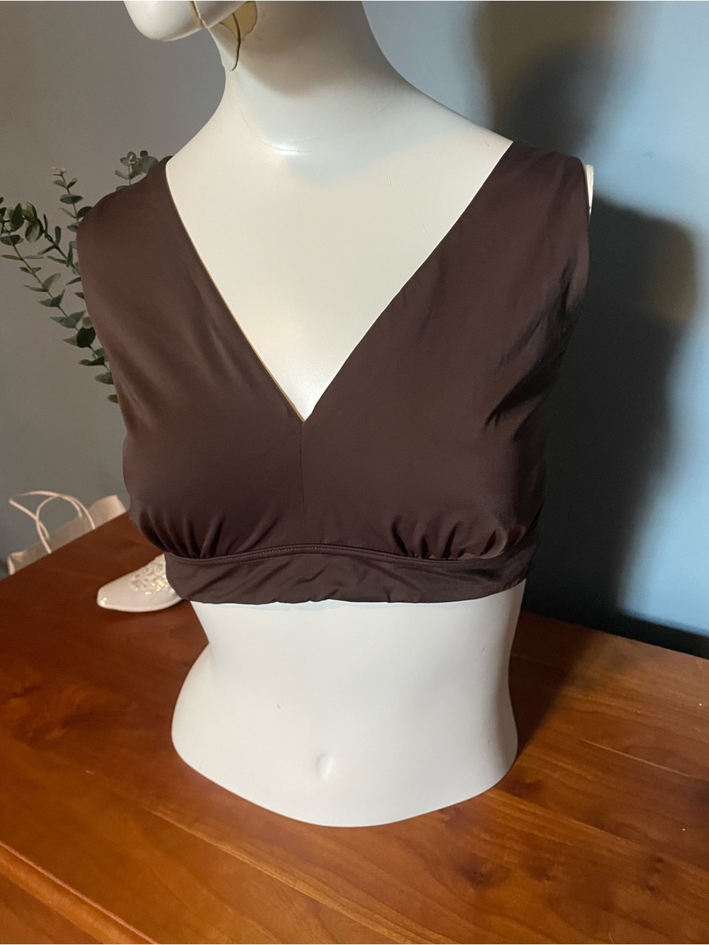 Old Navy Brown( French toast )V-Neck Wireless Bralette